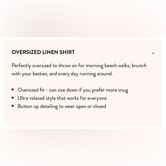 NWOT Kulani Kinis OVERSIZED LINEN SHIRT - COCO MATCHA - Picture 5 of 7